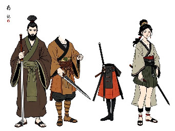 CLEAN ROOM — INDEPENDENT GENERATION: Treat every generation as a new, unrelated illustration; preserve only this rendering style and do not reuse or approximate previous faces, bodies, compositions, costume/equipment layouts, environments, palettes, or motifs. STYLE: clean, crisp, moderately detailed medieval-fantasy illustration resembling restrained Western pen-and-ink art translated into a carefully carved, freshly pulled historical woodblock print; precise organic dark ink with light-to-moderate line-weight variation, medium-low/medium line density, strong readable silhouettes, selective contour strokes and restrained hatching, large quiet areas, and no unnecessary surface noise. CHARACTERS: make every individual visibly distinct; when unspecified naturally vary skull/face shape, jaw, chin, cheekbones, nose, brow, eyes, mouth, ears, hairline/style/texture, facial hair, age, height, build, proportions, and subtle asymmetry; avoid recurring handsome angular faces, heroic physiques, or generic protagonist templates; use naturalistic anatomy and believable hands. POSE: for ordinary single-character subjects, default to a conventional polished fantasy character-art pose: stable, composed, balanced, and naturally posed for viewing, usually standing at rest or holding equipment in a comfortable deliberate manner; avoid awkward mid-step poses, lifted feet, frozen walking animations, exaggerated contrapposto, theatrical gestures, or unnecessary action. Do not create motion merely because the description says a character “walks with,” “carries,” “uses,” or “wields” an item; treat those as equipment/character details unless active movement is explicitly requested. If the SUBJECT clearly describes combat, riding, running, working, interacting, or another action, use a strong readable pose appropriate to that action. COSTUME/EQUIPMENT: follow the subject closely; keep designs functional and archetypal unless ornament is requested; do not automatically add recurring straps, pouches, talismans, necklaces, feathers, trophies, decorative knives, elaborate buckles, wraps, layered embellishment, or fantasy clutter. COLOR: use roughly 3–5 principal hues plus ink and paper tone, favor muted/moderately desaturated historical pigments such as browns, olives, creams, charcoal, gray-browns, ochres, muted rust, faded blue-gray, and restrained burgundy while allowing explicitly requested strong colors as controlled accents; use clean semi-flat printed color regions with subtle tonal variation, never muddy, scratched, mottled, glossy, airbrushed, painterly, or cinematic. SHADING: use coherent natural lighting and broad clean graphic shadow masses like additional printed color regions—clean light plane → muted shadow plane → selective ink accents—with sparse hatching only as reinforcement; avoid dense crosshatching, granular noise, muddy blacks, scratch-based shading, dramatic chiaroscuro, bloom, rim lighting, or volumetric effects. MATERIALS: distinguish through shape and selective marks rather than heavy texture—hair/fur as grouped masses with limited directional strokes, cloth as broad folds and clean shadows, leather as seams and restrained creasing, metal as clear light/midtone/shadow planes with sparse ink accents and no unnecessary corrosion, wood with minimal grain, stone/terrain/architecture with simplified planes and selective texture. PRINT QUALITY: clean, well-preserved, freshly pulled woodblock print with solid deliberate ink, slight ink irregularity, subtle pigment variation, understated warm-ivory/light-cream paper grain, and minimal printing imperfections; no dirt, foxing, abrasion, grime, stains, cracked pigment, severe fading, distressed parchment, random scratches/speckles, or artificial aging. COMPOSITION/ENVIRONMENT: let the SUBJECT determine framing and scene content; unless the subject explicitly requests an isolated figure, plain/blank background, character sheet, or no environment, include a contextually appropriate background; backgrounds should establish place without overwhelming the subject, using simpler shapes, lower line density, fewer small details, and quieter colors; if the subject specifies a scene or environment, depict it faithfully; create depth through overlap, reduced background detail, simplified color, and tonal separation rather than blur. AVOID ornate fantasy splash art, ultra-detailed concept art, anime/manga, modern comic-book rendering, flat vector art, painterly digital fantasy, photorealism, exaggerated Japanese subject matter unless requested, overly thick outlines, excessive hatching, accessory clutter, dense strand-by-strand hair/fur, repetitive faces/costumes, awkward transitional poses, dirty pigments, filthy cloth, granular shadow noise, and heavily distressed printing. VISUAL PRIORITY: distinct individuals → polished readable character-art presentation → strong silhouette → restrained precise ink drawing → clean graphic shadow masses → limited semi-flat color → contextual but subordinate environment → subtle handmade print texture. SUBJECT: A hulking bald man with a black beard and mail armor, wielding a fishing hook