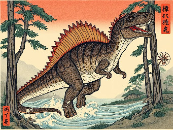 Spinosaurus from jurassic park 3