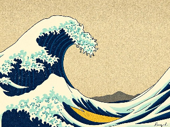 great wave over kanagawa
