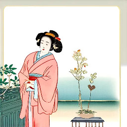 A beautiful Japanese-style illustration representing 'Please close the door.'.  Use soft watercolor textures, gentle pastel colors, and clean lines inspired by Japanese art (Ukiyo-e style). Minimalist composition with zen aesthetics, warm and friendly atmosphere. White background, no text, no labels. Think of Studio Ghibli meets traditional Japanese illustration. The size image generate 1024*1024